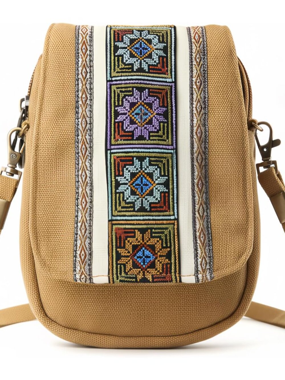 Embroidered Crossbody Bag Phone Bag Small Boho Purses for Women